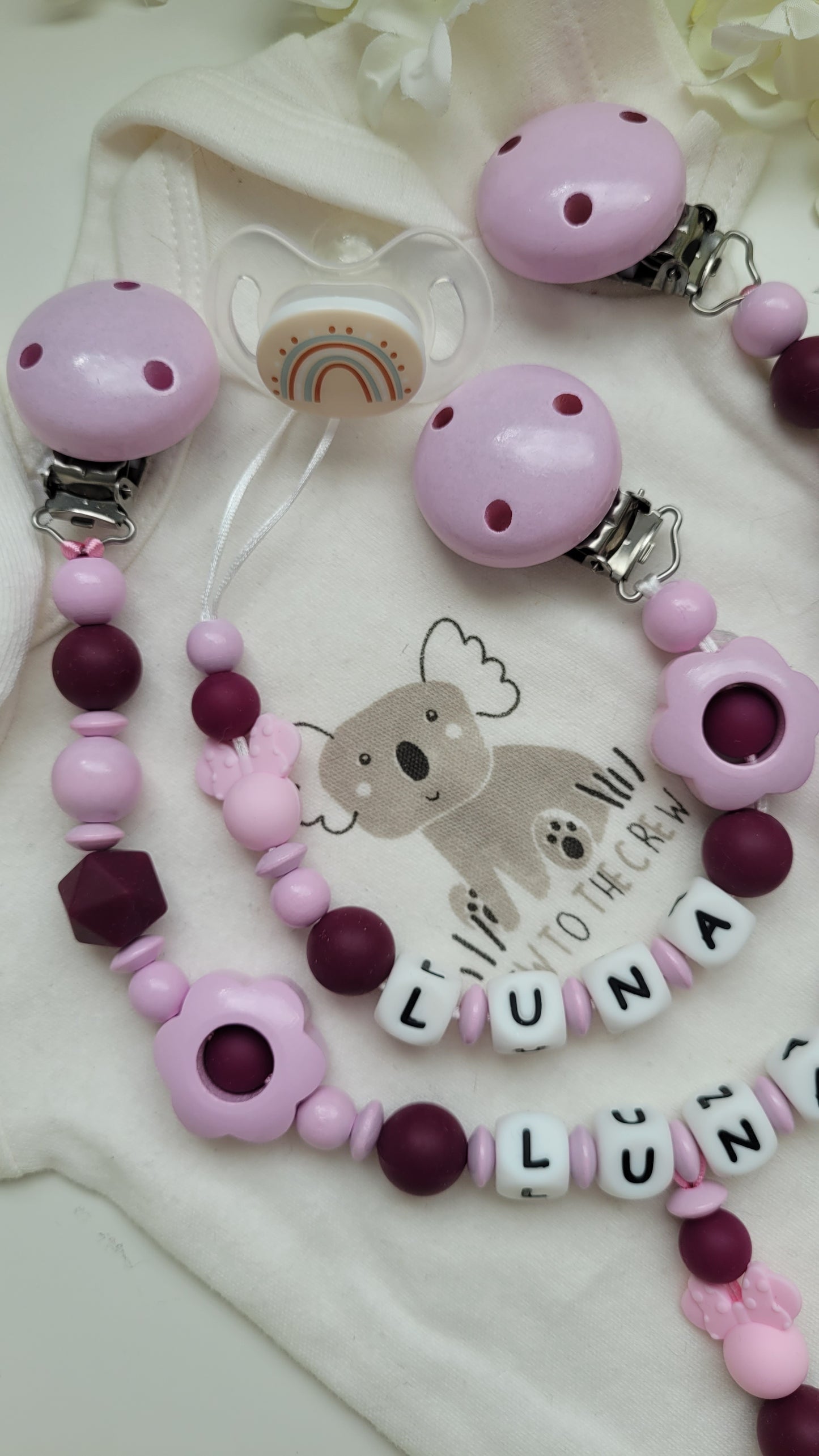 Kinderwagenkette & Schnullerkette *Maus *