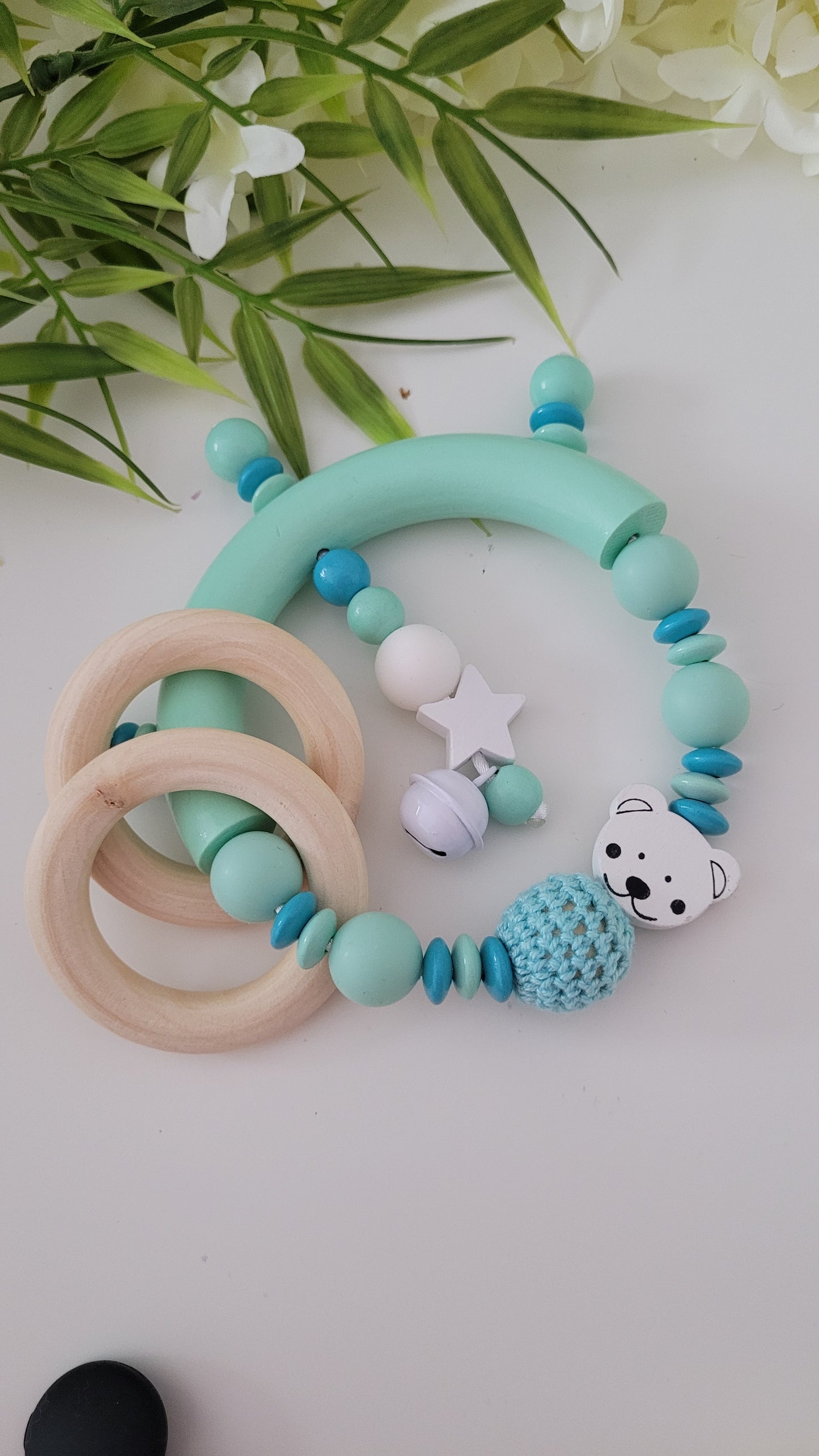 Motorik Greifring * Bärly* mint türkis