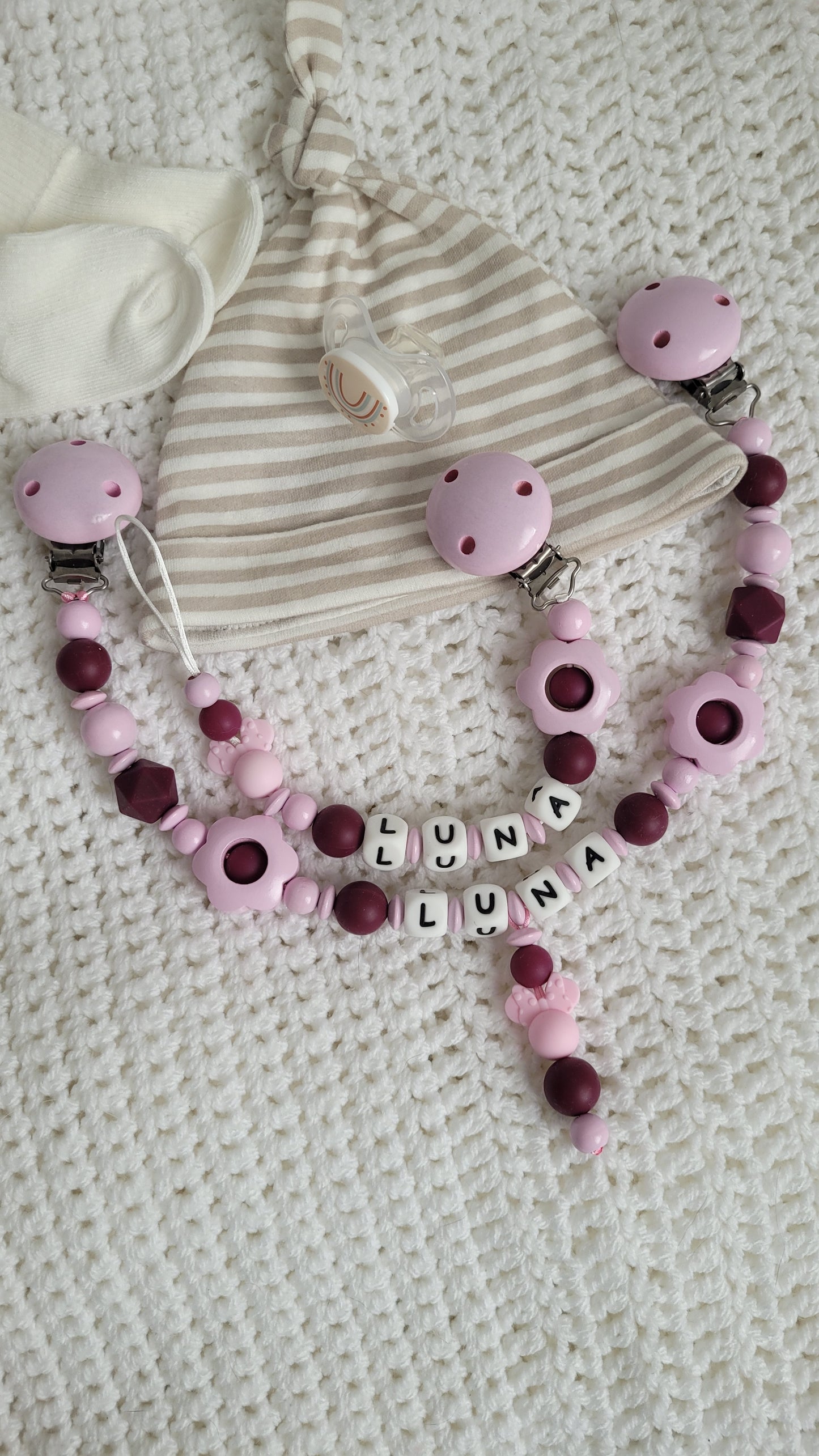 Kinderwagenkette & Schnullerkette *Maus *