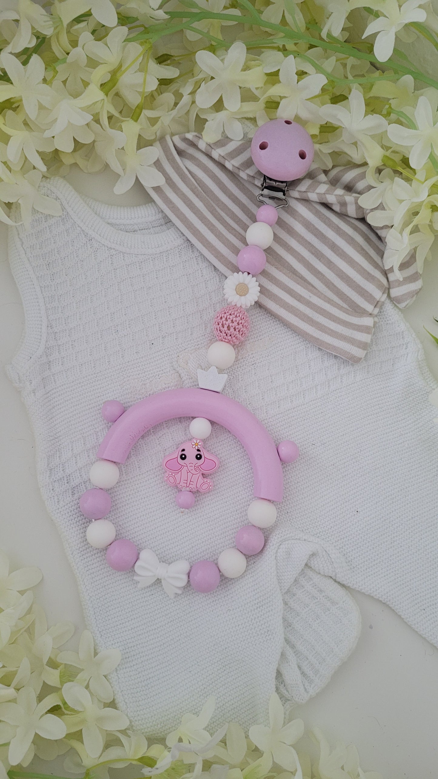 Mobile *Töröö* rosa weiss