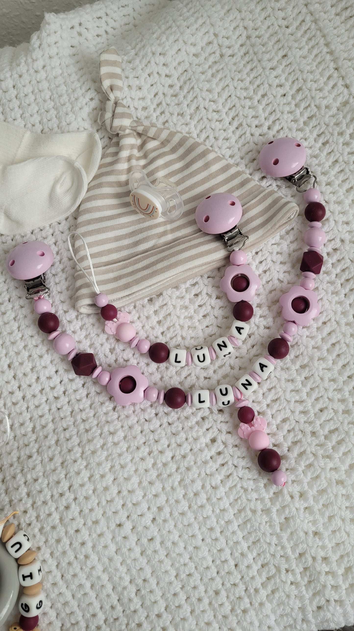 Kinderwagenkette & Schnullerkette *Maus *