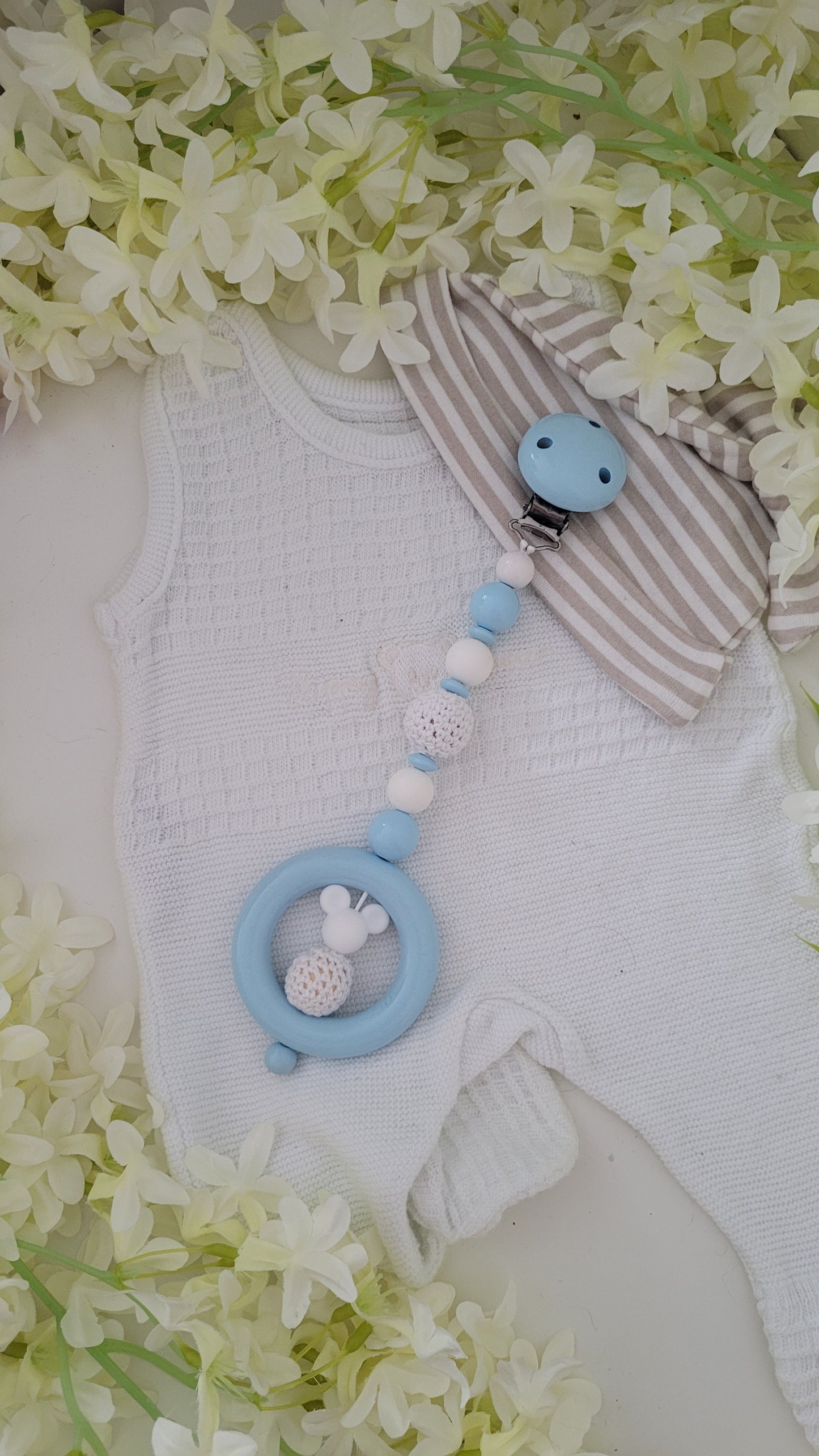 Spielanhänger *Maus* hellblau