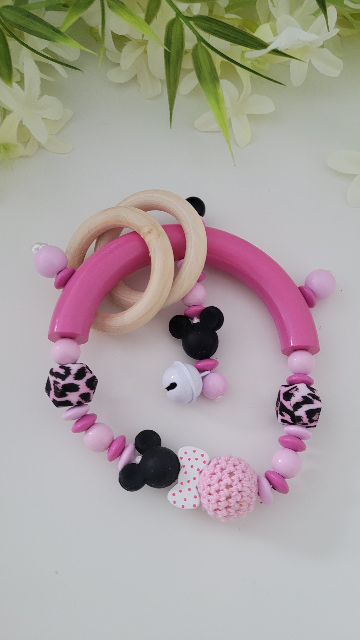 Motorik Greifring Minnie rosa pink