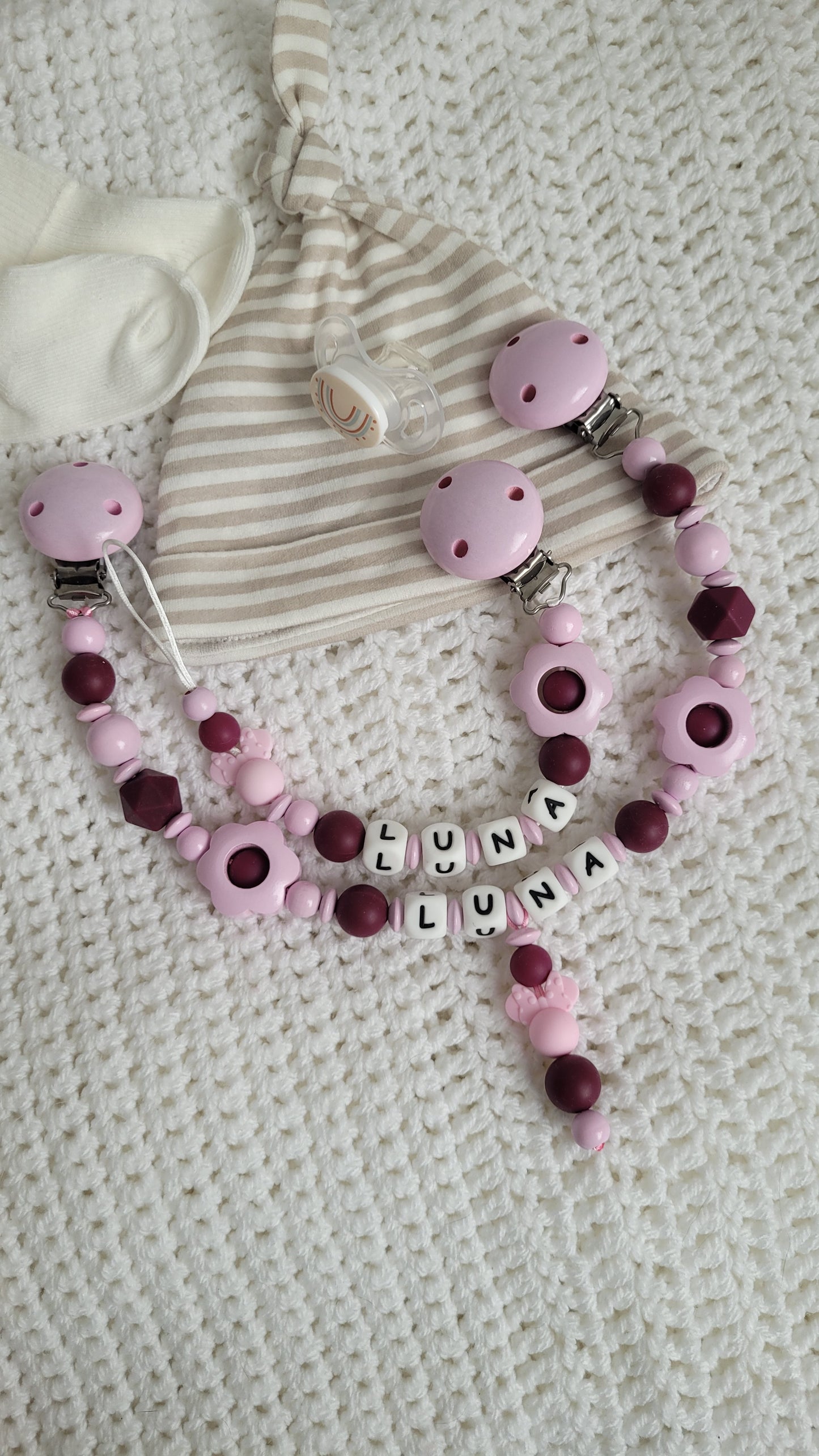 Kinderwagenkette & Schnullerkette *Maus *