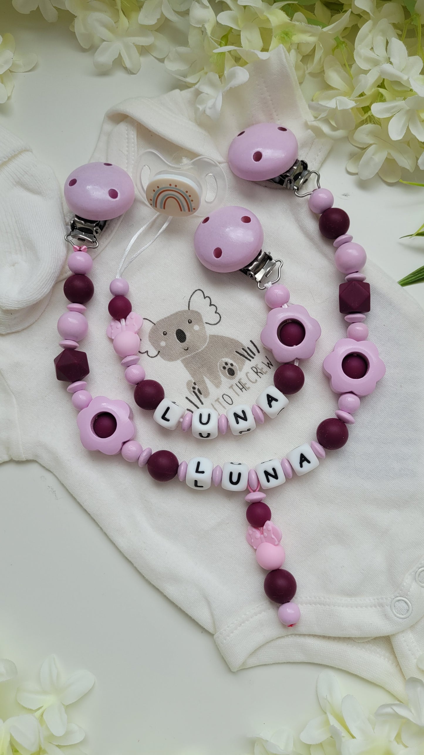 Kinderwagenkette & Schnullerkette *Maus *
