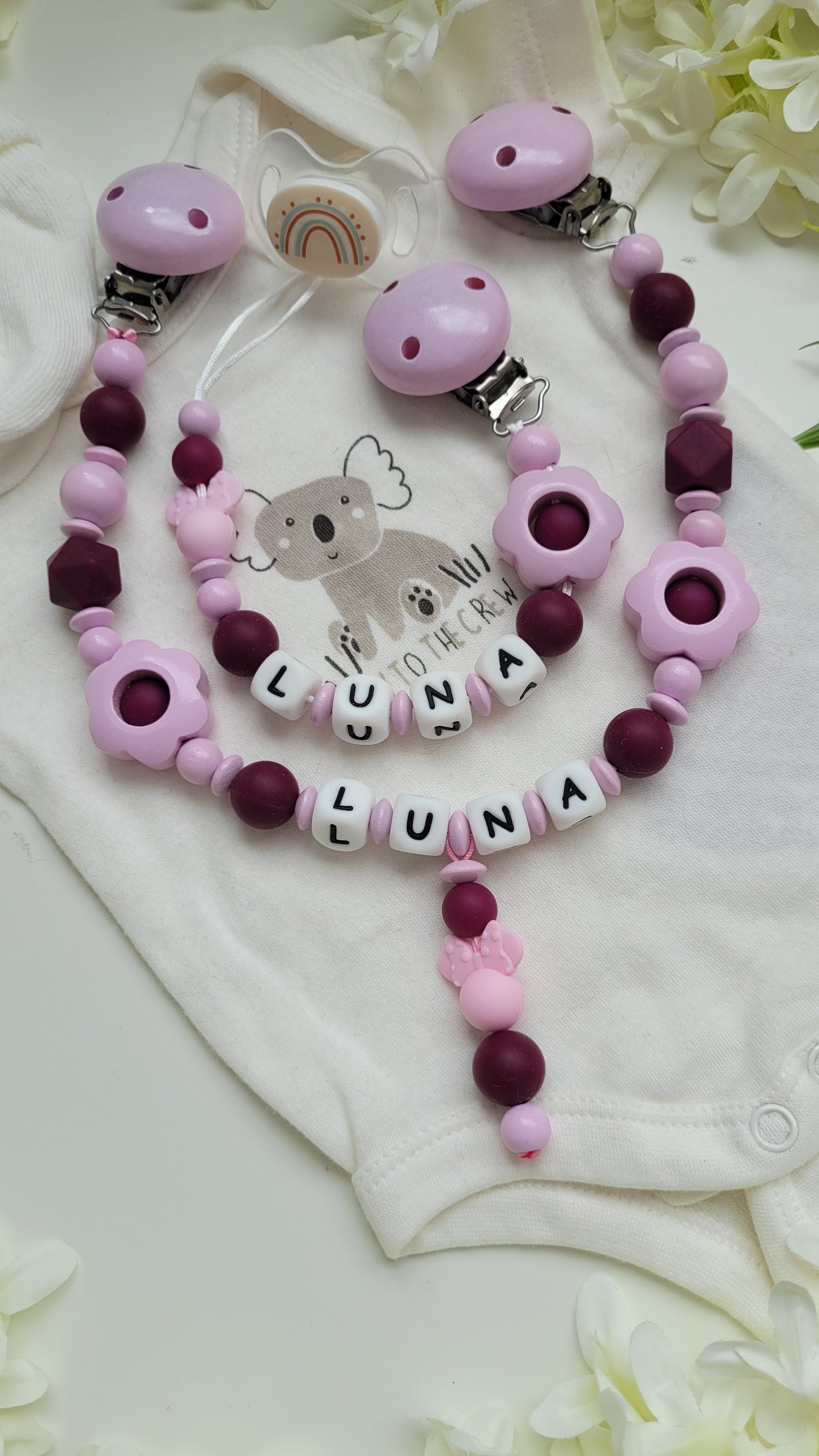Kinderwagenkette & Schnullerkette *Maus *