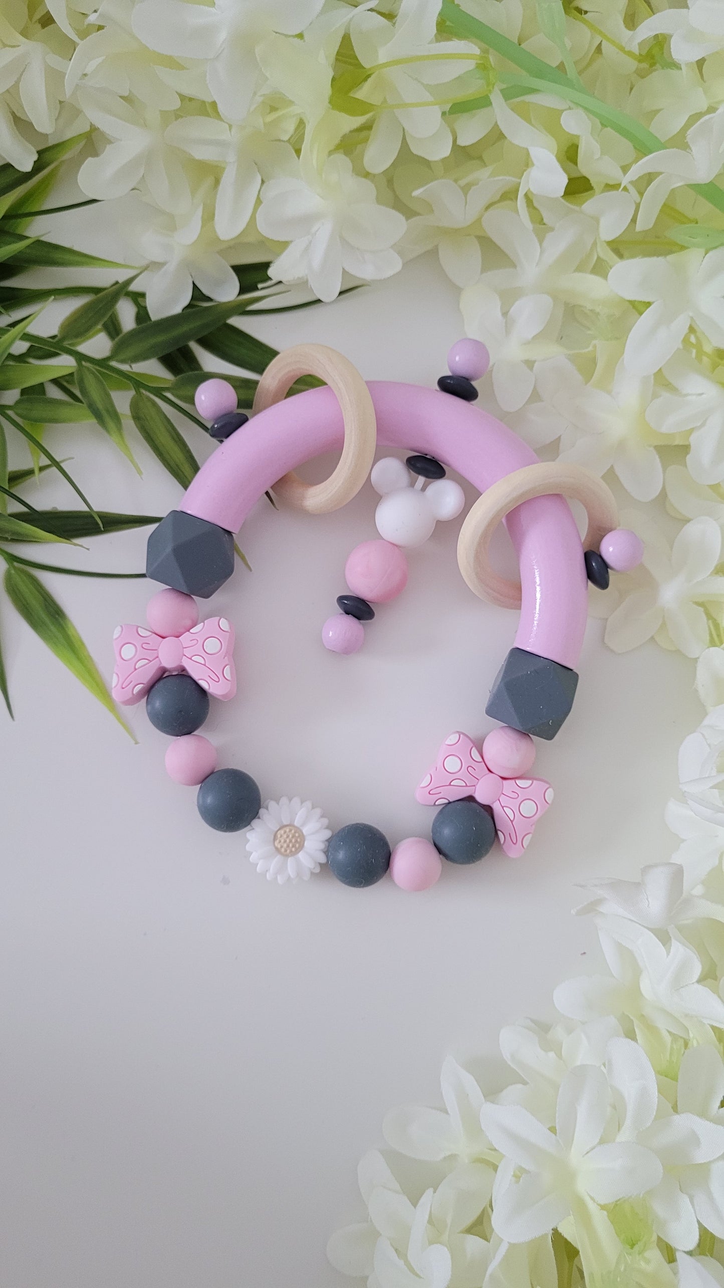 Motorik Greifring * Minnie * rosa grau