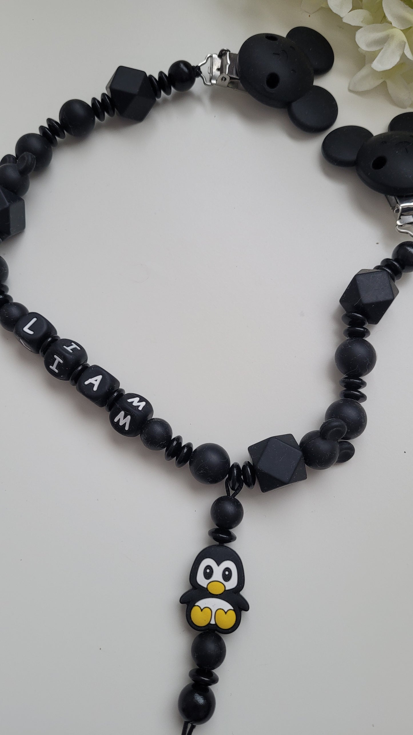 Wunschanfertigung für Pinguin Kinderwagenkette