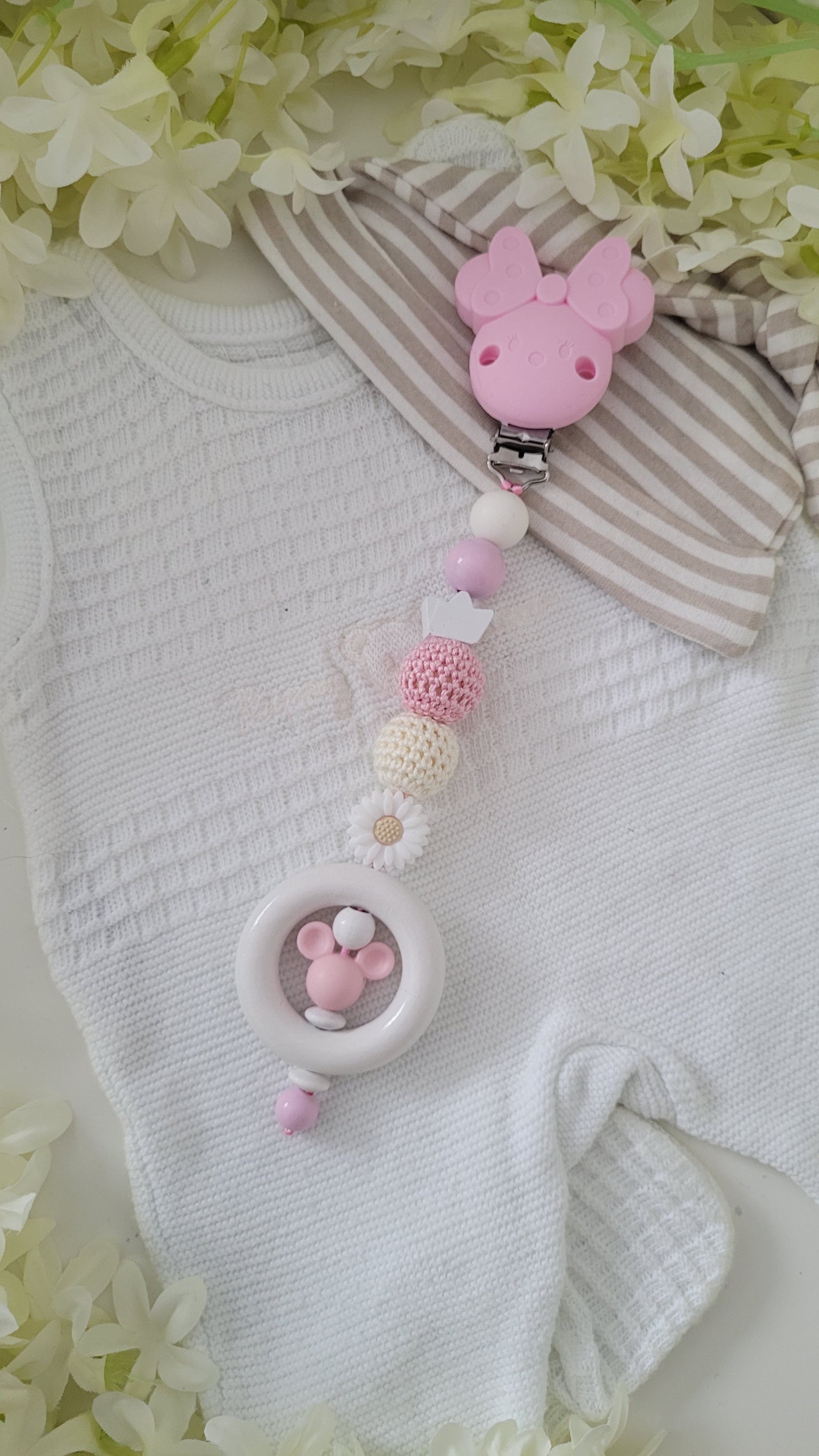 Spielanhänger *Maus* rosa