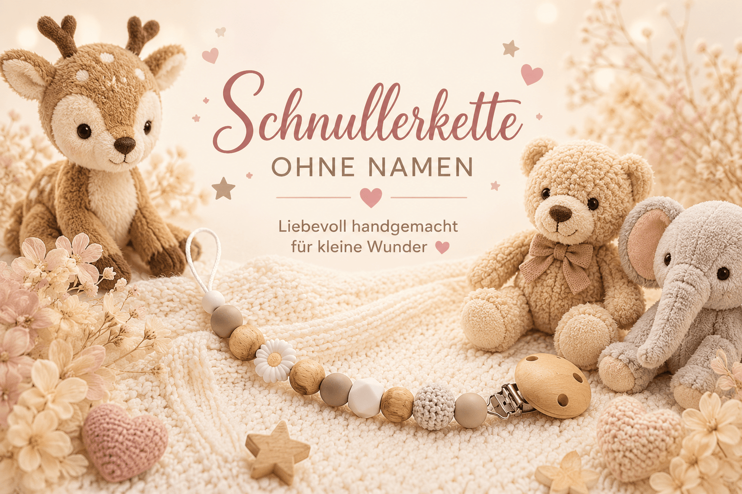 Schnullerketten ohne Namen