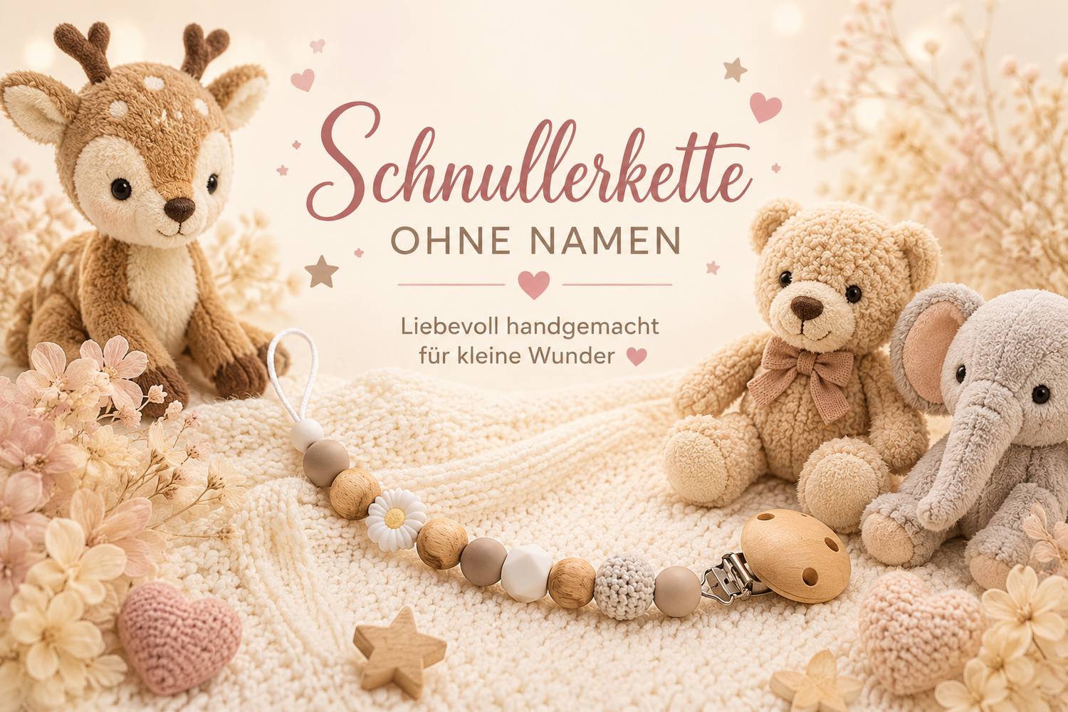 Schnullerketten ohne Namen