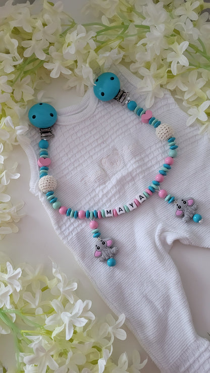 Kinderwagenkette & Schnullerkette * Töröö herzig*