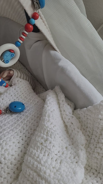 Kinderwagenkette & Schnullerkette mit Namen Auto Spielringe