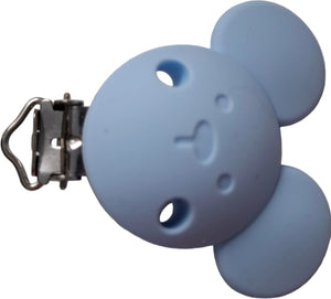 Motivclip Maus hellblau