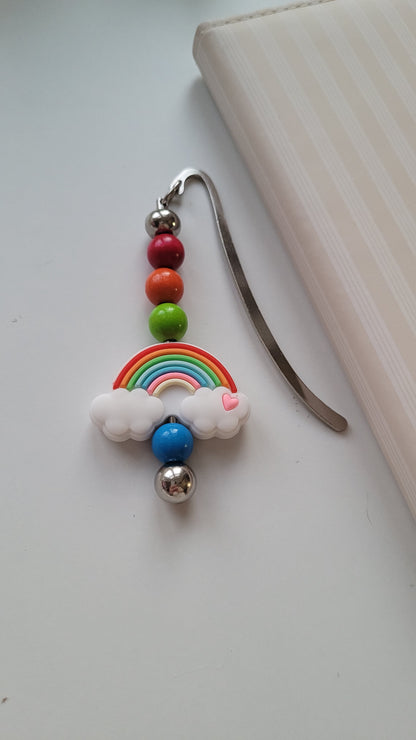 Lesezeichen Regenbogen bunt
