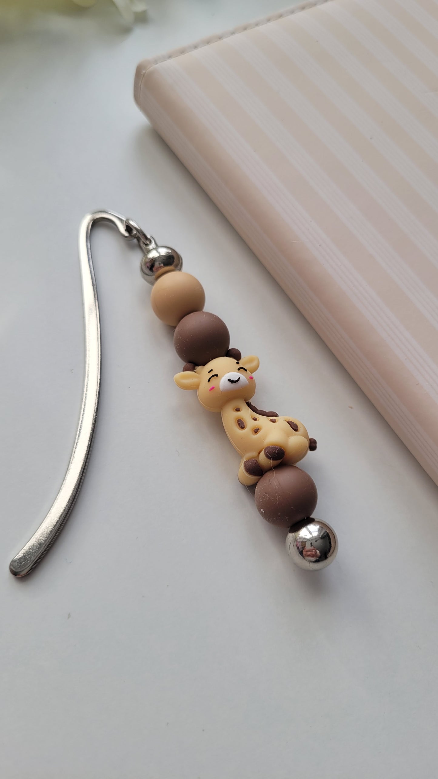 Lesezeichen Giraffe braun