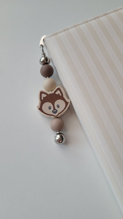 Lesezeichen Fuchs braun handgefertigt