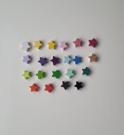 Schlüsselanhänger mit Namen Sternchen Farbwahl