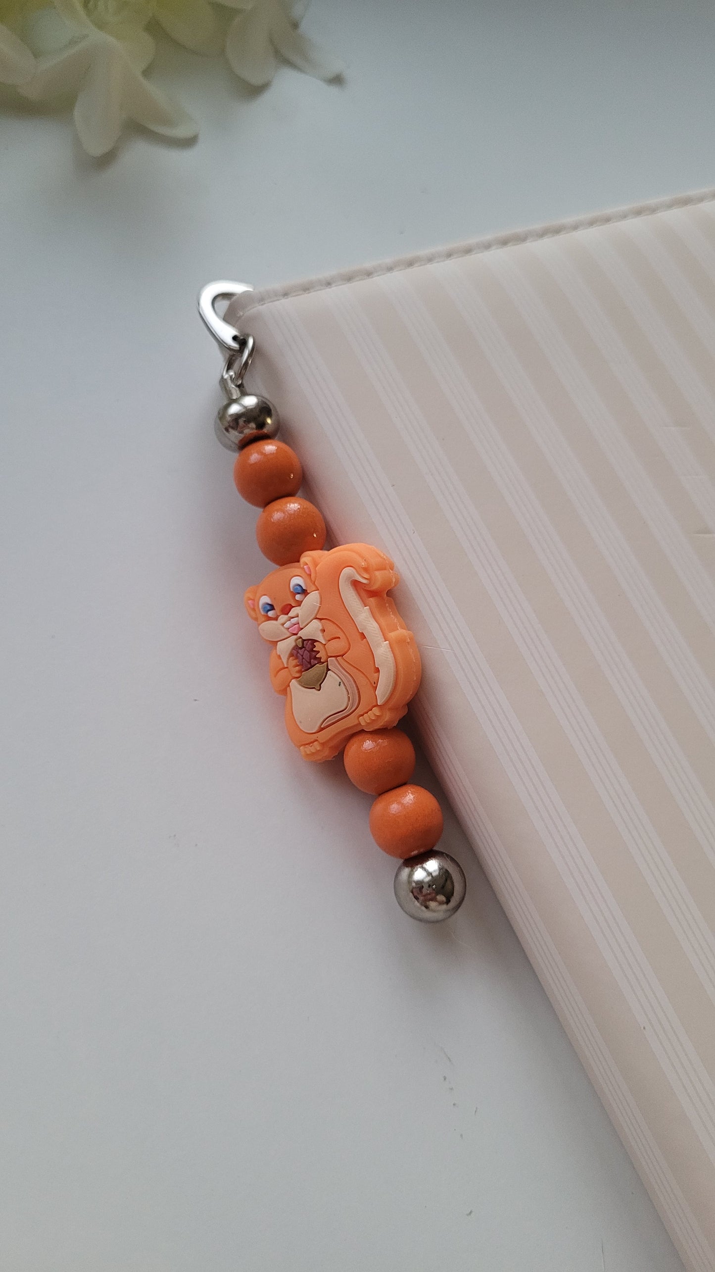 Lesezeichen Eichhörnchen Orange