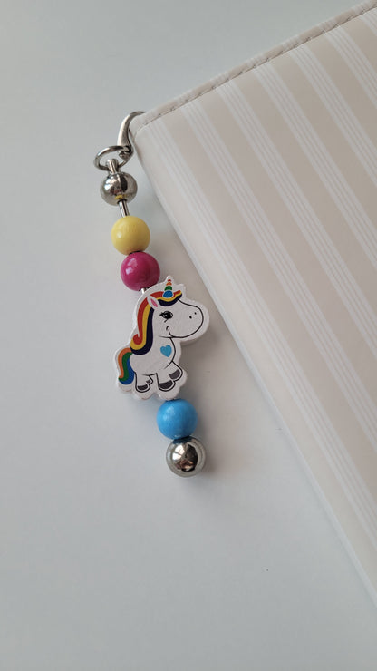 Lesezeichen Regenbogen Einhorn bunt