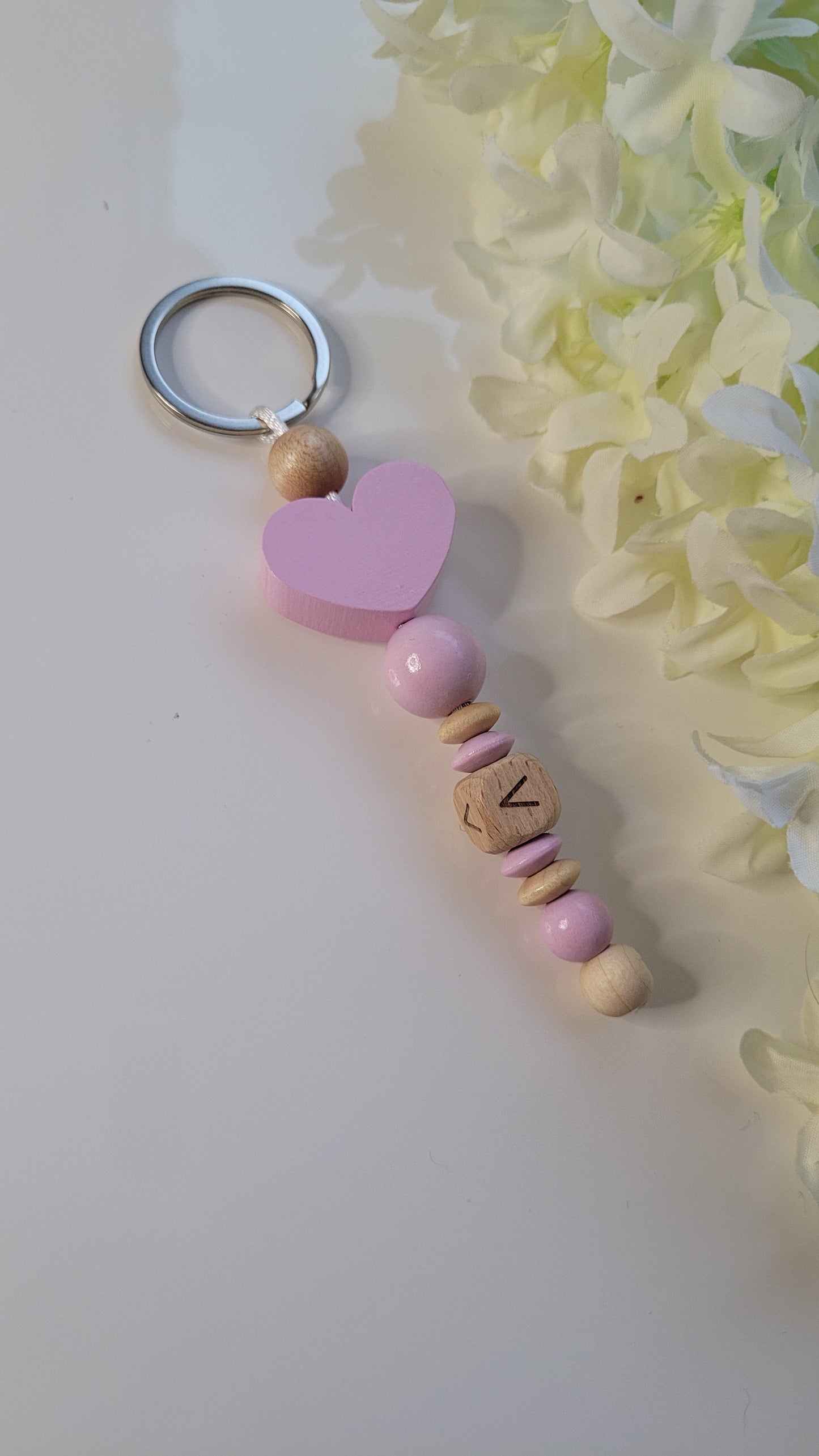 Schlüsselanhänger Big Love mit Buchstabe