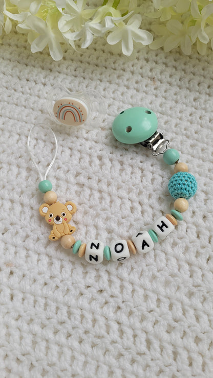 Kinderwagenkette & Schnullerkette "Little Koalabärchen "