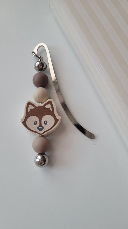 Lesezeichen Fuchs braun handgefertigt