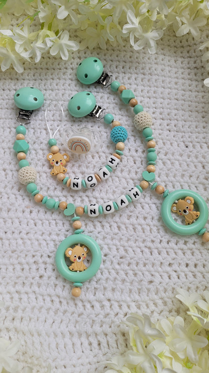 Kinderwagenkette & Schnullerkette "Little Koalabärchen "