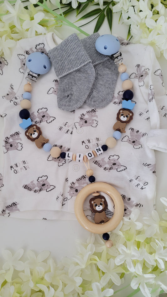 Kinderwagenkette  mit Wunschnamen *König Löwe*