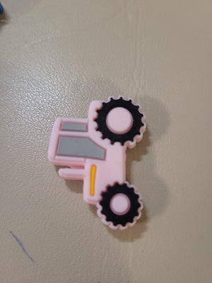 Traktor rosa