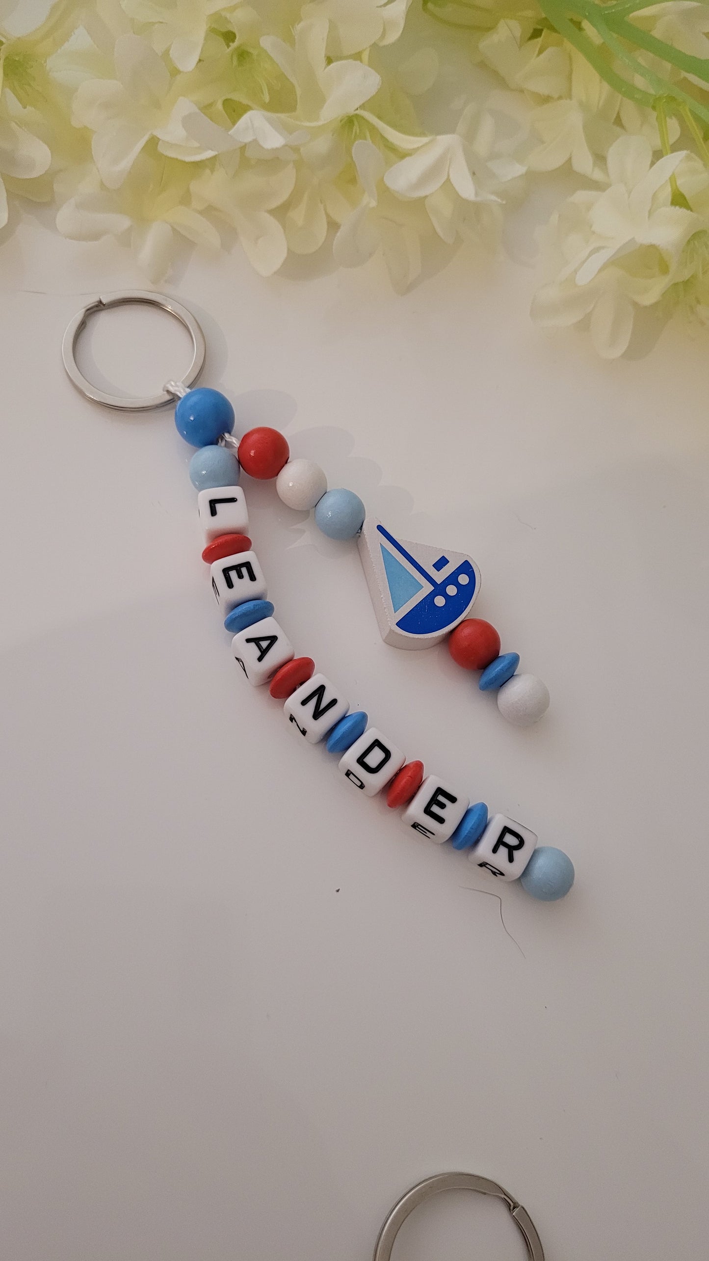 Schlüsselanhänger mit Namen Boot Motivauswahl