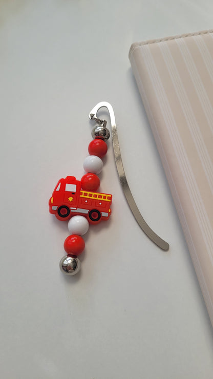 Lesezeichen Feuerwehr rot weiß