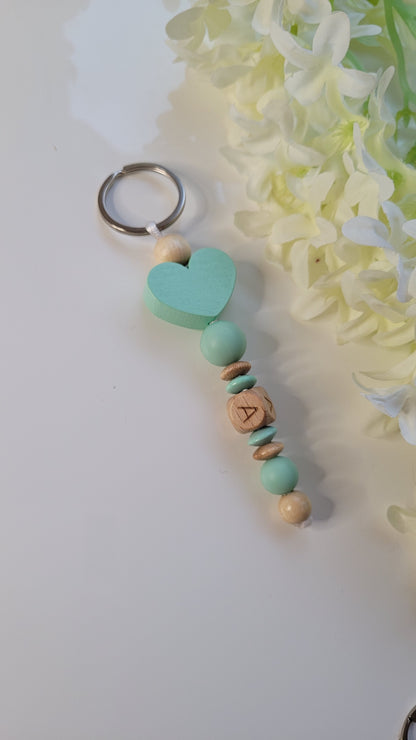 Schlüsselanhänger Big Love mit Buchstabe