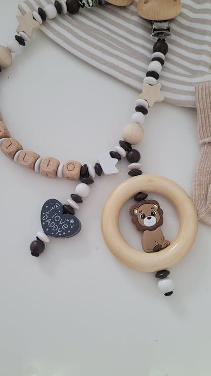 Kinderwagenkette  mit Wunschnamen *Little Lion *
