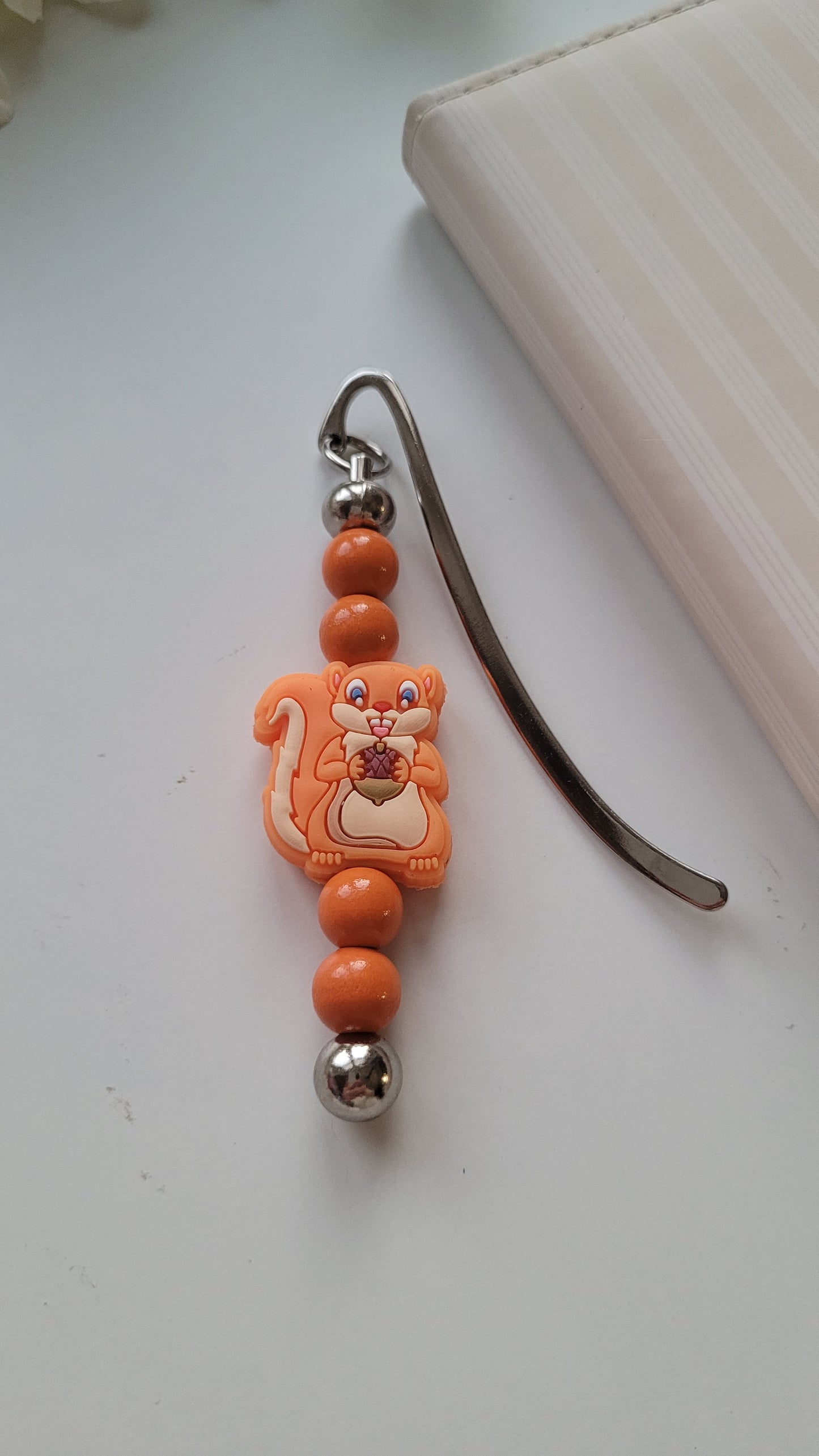 Lesezeichen Eichhörnchen Orange