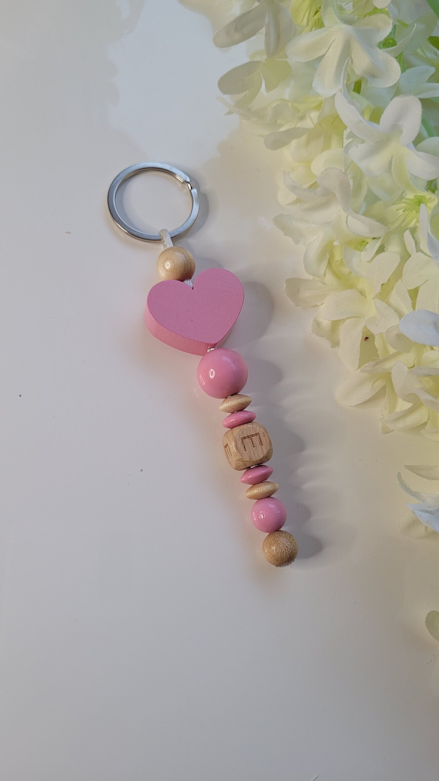 Schlüsselanhänger Big Love mit Buchstabe