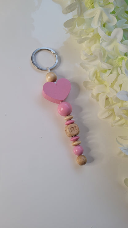 Schlüsselanhänger Big Love mit Buchstabe