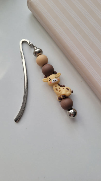 Lesezeichen Giraffe braun