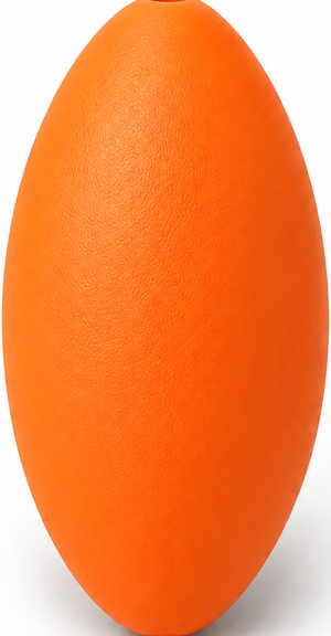 Holzlinse orange