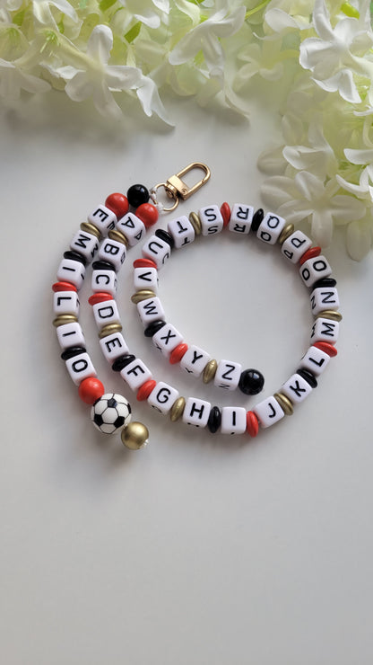 Alphabet Buchstaben Kette Fussball personalisierbar Vorschule/ Einschulung/ 1. Klasse