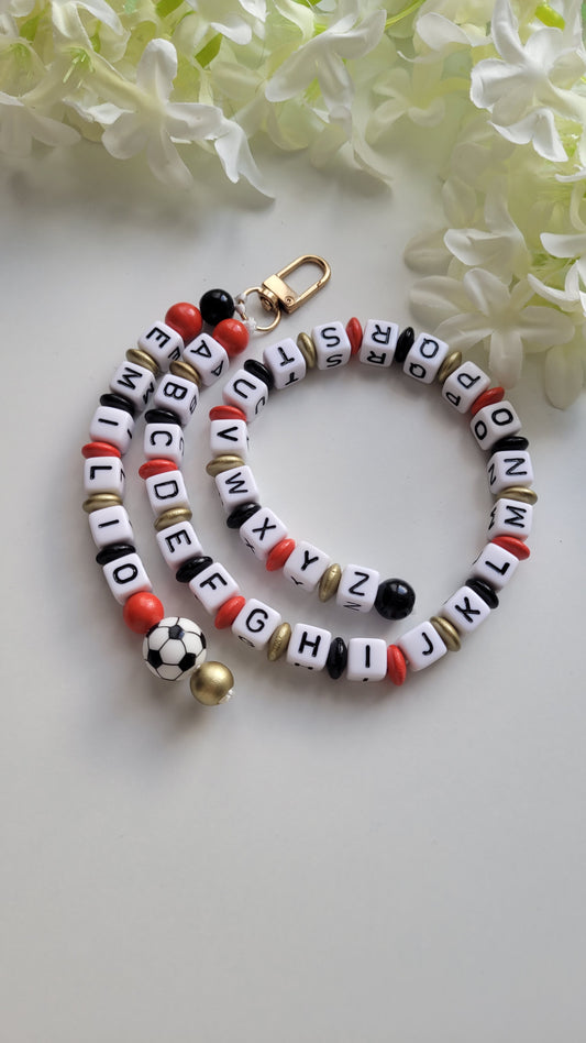 Alphabet Buchstaben Kette Fussball personalisierbar Vorschule/ Einschulung/ 1. Klasse